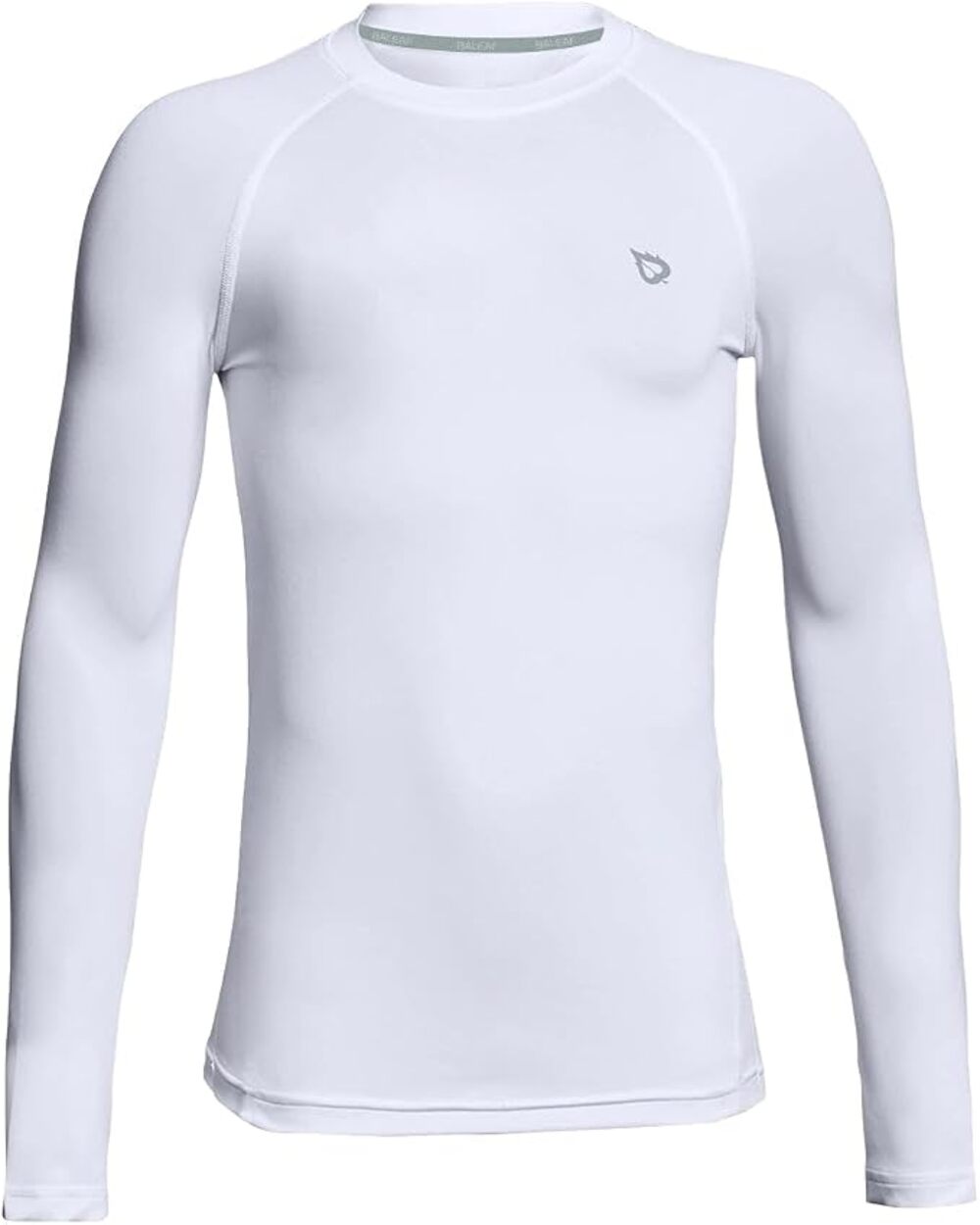 BALEAF Boys Compression Long Sleeve Shirt White XXL NWOT